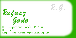 rufusz godo business card